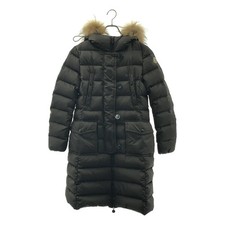 Moncler Genevrier Fur Hooded Zip-up Down Coat...