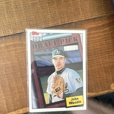 Topps 1994 John Wasdin #749 Oakland Athletics Rookie Baseball Trading Card. rookie card picture