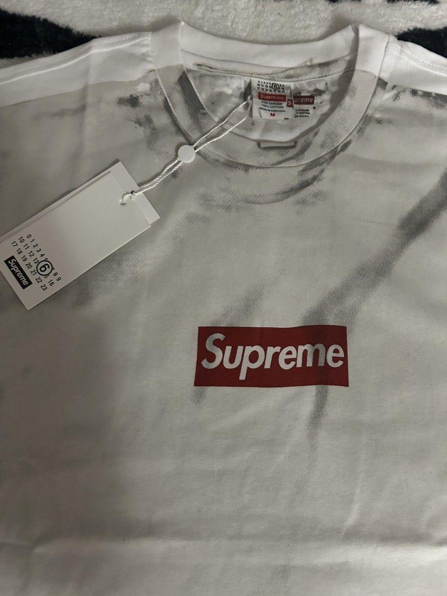 Supreme MM6 Maison Margiela Box Logo T-Shirt Medium | eBay