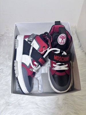 Moschino boys high top sneaker