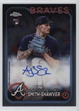 2024 Topps Chrome Update Auto AJ Smith-Shawver #AC-AS Auto 1f5h