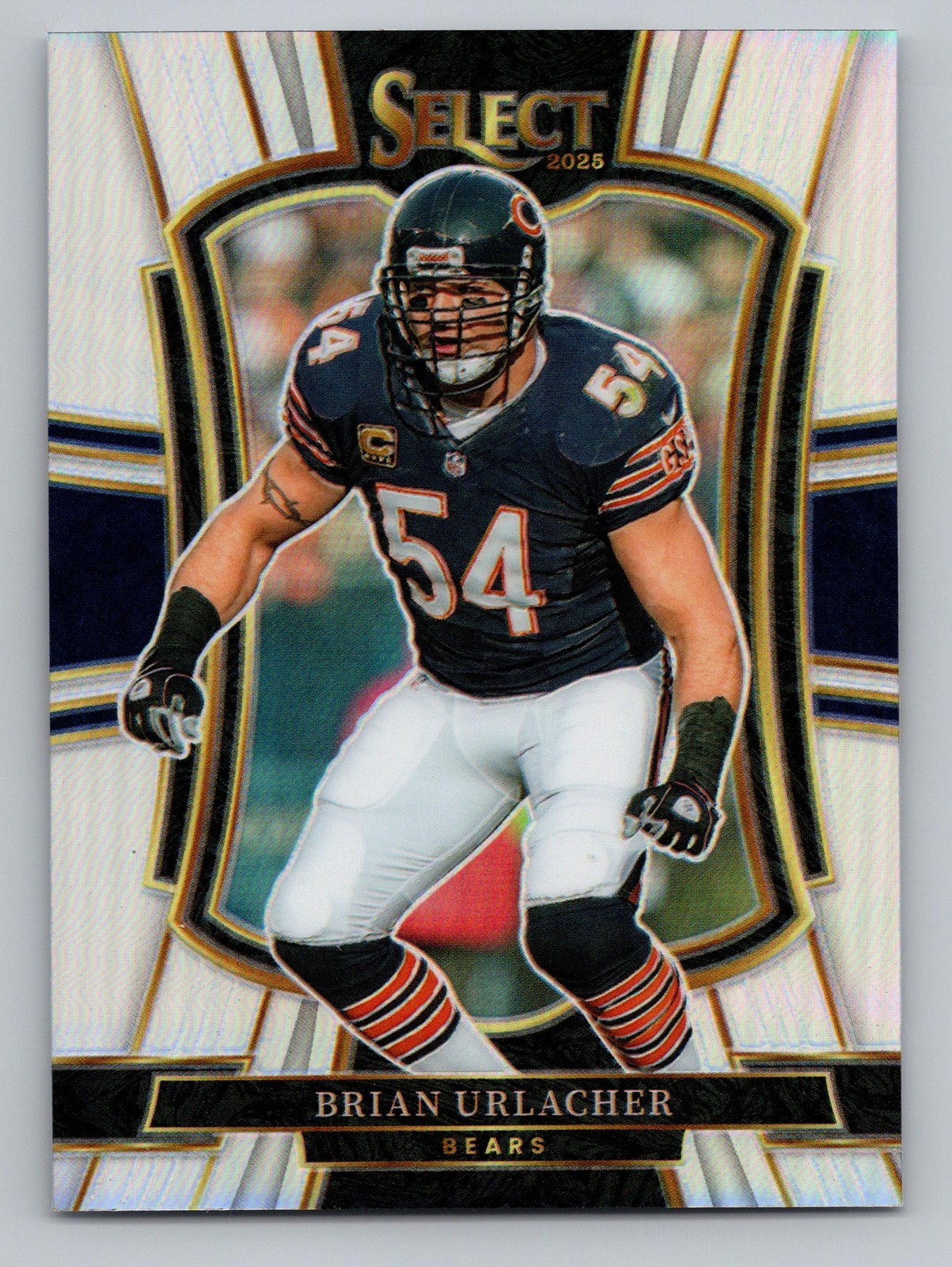 2025 Panini Select #200 Brian Urlacher Silver Prizm
