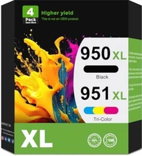 Ankink 950XL 951XL Ink Combo (4 Pack) Compatible for HP OfficeJet Pro 8600