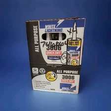  12 X  Lightning 3006 All Purpose Siliconized Acrylic Latex Caulk -10 OZ White