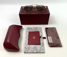 RARE Jacques Marie Mage Reynold Limited Edition Gold Aviator Sunglasses 341/350