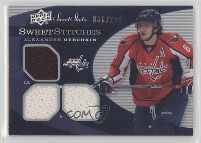 2007 Upper Deck Sweet Shot Stitches 36/299 Alex Ovechkin Alexander #SST-AO f0e