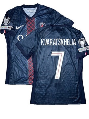 2025/26 PSG Authentic Home UCL Jersey #7 Kvaratskhelia Medium Nike