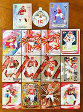 2025 Kansas City Chiefs LOT 15 CARDS Mahomes ORNAMENT + HOLOS Kelce Worthy Jones