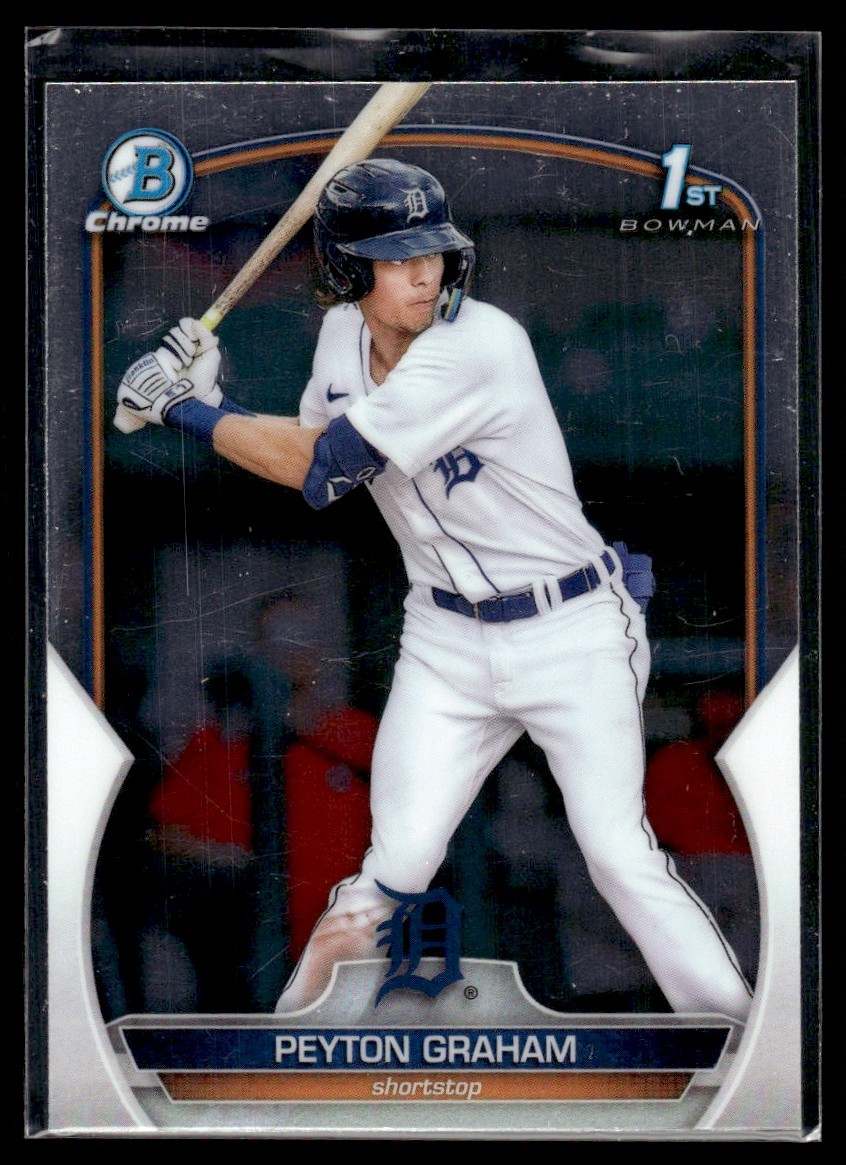 2023 Bowman Chrome Prospects Peyton Graham Detroit Tigers #BCP-57