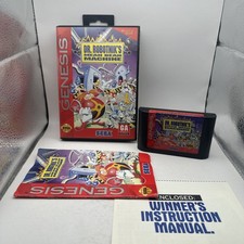 Dr Robotnik's Mean Bean Machine Sega Genesis Complete CIB Manual Reg Card VGC