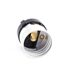Retro E27 Pendant Bulb Stand Lamp Holder Socket Silver Without Switch And Wire