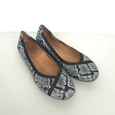 Vionic Caroll Snake Print Orthotic Ballet Flats Size 9