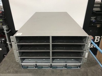 Cisco UCS 5108 Blade Server Chassis Enclosure N20-C6508 4x PSU 8x Fans 2x Fabric