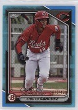 2024 Bowman Draft Sky Blue 418/499 Adolfo Sanchez #BD-119 9v7