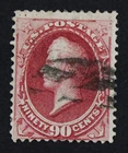 CKStamps: US Stamps Collection Scott#166 90c Perry Used Tiny Thin