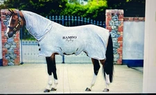 Horseware Ireland Rambo Velour Rug Cooler Blanket -Dry your horse lightening med