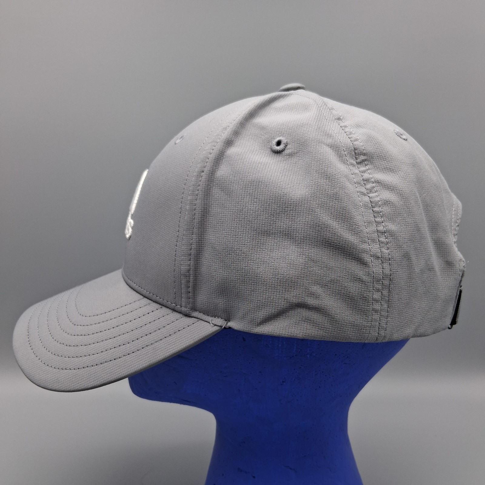 Adidas Gray Adjustable Snapback Baseball Hat Cap - image 3