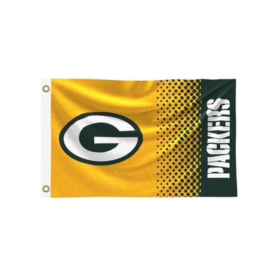 NFL Green Bay Packers Foco Fade Team Banner Fahne Flagge 150x90 5015860263026