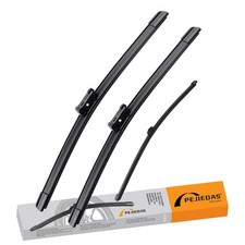 Wiper Blades Set 3Pcs Durable Rubber 24in/20in/13in OE Fit Compatible Audi Q5 Q3