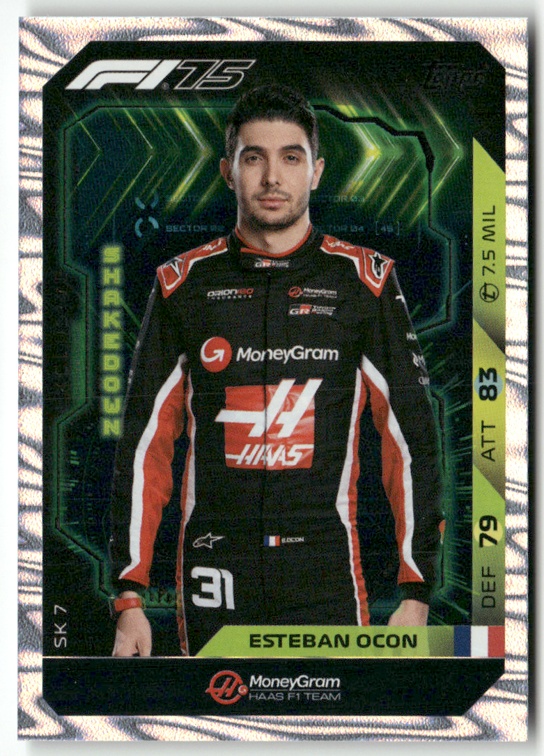 Topps F1 Turbo Attax 2025 Formel 1 SK 7 Esteban Ocon Shakedown