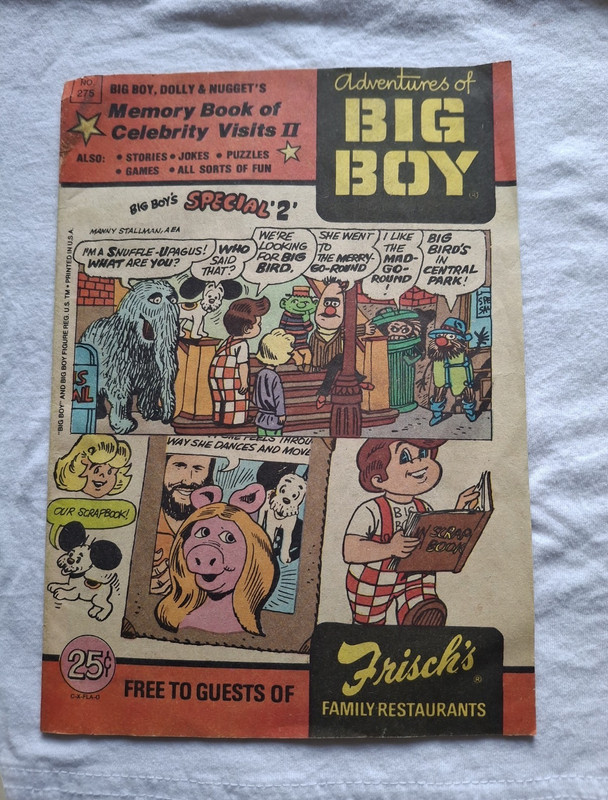 Big Boy Celebrity Visits II Memory Book Frisch's Family Restaurants