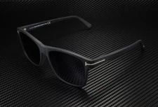 Tom Ford Giulio FT0698 02V Matte Black Blue 59 mm Men's Sunglasses