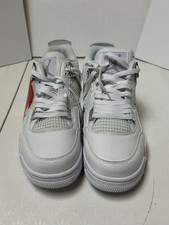 Jordan 4 Retro White Oreo GS DJ4699-100 Size 9 VGC w Out Original Box