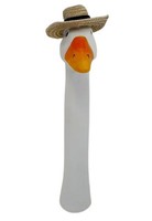 Dekofigur GäNsekopf Mit Hut 38 X 7 X 13 Cm Gartenfiguren