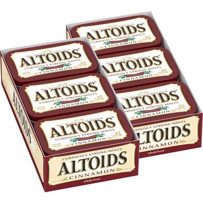Altoids Curiously Strong Mints, Cinnamon, 1.76-Ounce Tins (Pack of 12)