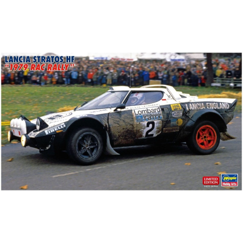 Lancia Stratos Hf 1979 Rac Rally Kit 1:24 Hasegawa Kit Auto -D- Neues Modell-image