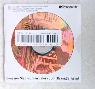 Microsoft Office Professional Edition 2003 mit Business Contact Manager Update