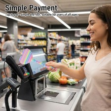 Tap To Pay Credit Card Wand Heart Shaped Telescopic 3D Printed Contactless WCVQ