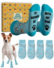 Dog and Owner Matching Socks Set, Gifts for Dog Lovers Women & Men, Funny Dog...