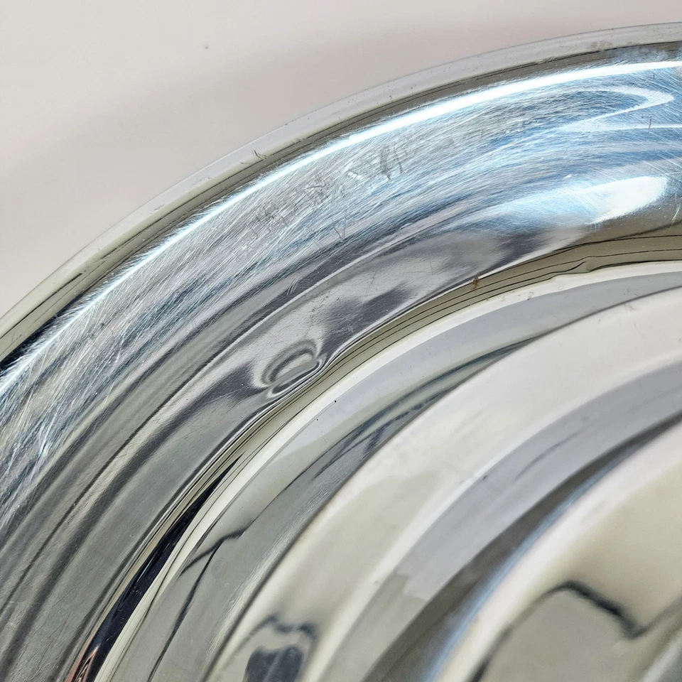 👀 UNA cubierta de rueda tapacubos vintage 1953-1954 Cadillac Deville/Serie 62 15" 👍 Foto 4 de 4