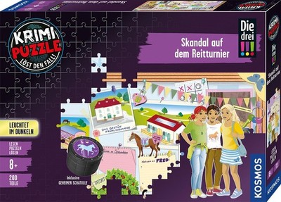 Krimipuzzle Die drei !!! Skandal auf dem Reitturnier Andrea Jansen