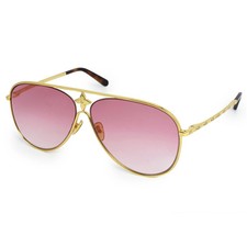 LOUIS VUITTON Z1868U LV Star Pilot Metal GPink Gradient Eyewear Glasses Sunglass