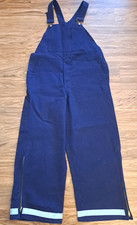 NEW Westex Indura Bib Overalls Coveralls Blue Flame Resistant Cotton M 38-40