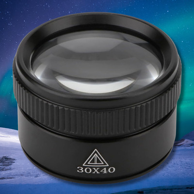 30X Jewelers Loupe Magnifier Light Jewelry Eye Loop Pocket Magnifying Glass Tool