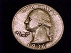 1936-S  Washington Quarter, Fine to Very Fine grade