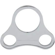 Drag Specialties DS-373866 Tee-Bar Single Gauge Mount for 1 1/4in. T-Bars - 2.37