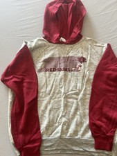 Vintage Washington Redskins Kids Sweatshirt Size L 14-16 Gray Hooded