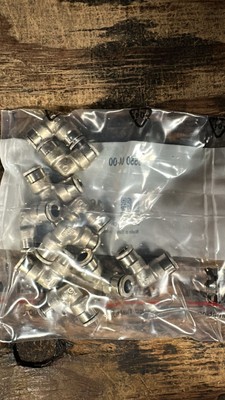 Misting System Quick Connect Stainless Steel 1/4 Elbow Fitting Bag Of 10