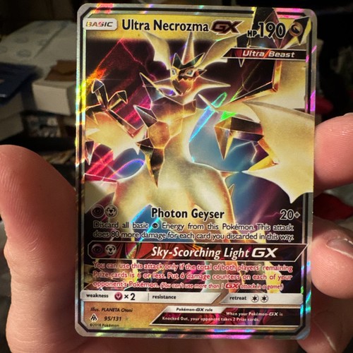 Pokémon TCG Ultra Necrozma GX Forbidden Light 95/131 Holo Ultra Rare