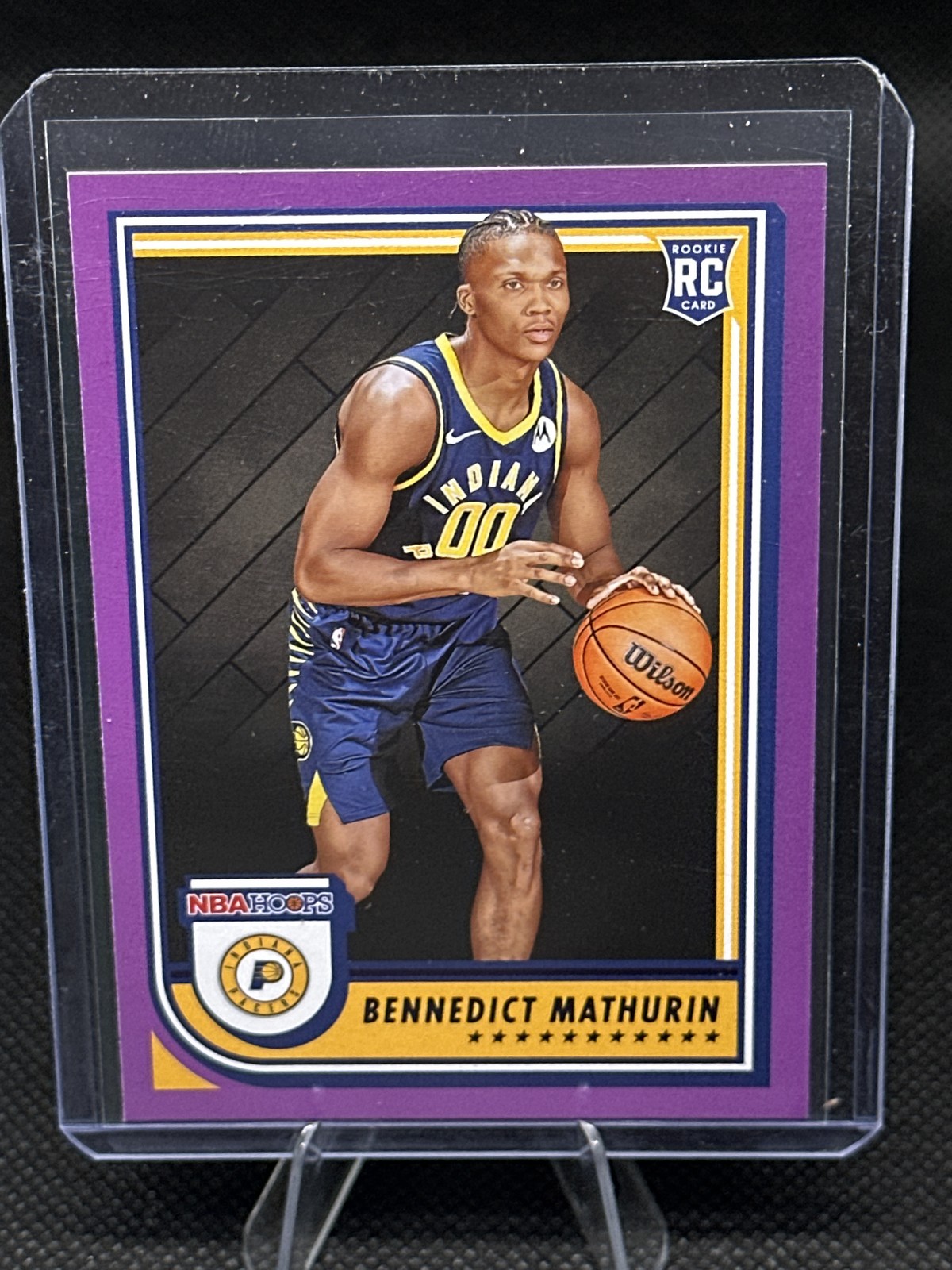 2022-23 Hoops #236 Bennedict Mathurin Purple