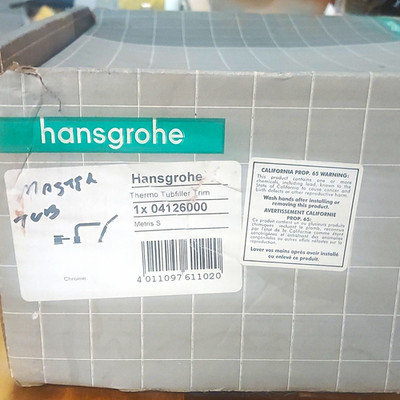 hansgrohe Metris S 04126000 Complete Shower System Trim w/ Head, Chrome