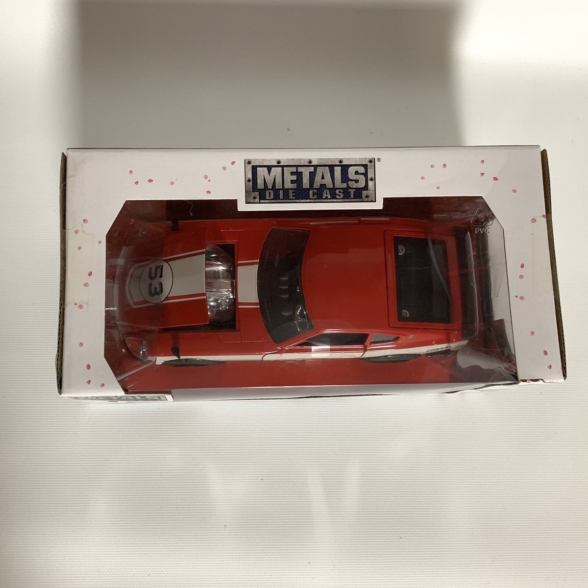 ミニカー 1972 DATSUN 240Z JDM TUNERS 1972 Datsun 240Z #53 Red and White 