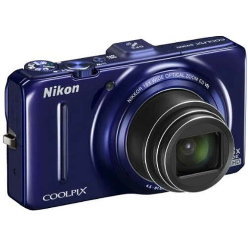 Nikon COOLPIX S9300 fotocamera digitale compatta blu navy usata 90% nuova buone condizioni - Foto 8 di 9