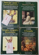 Lotto 4 Vol. BANCARELLA ROMANA NUOVI Beatrice Cenci STREGHE Arcadia CANZONI Roma