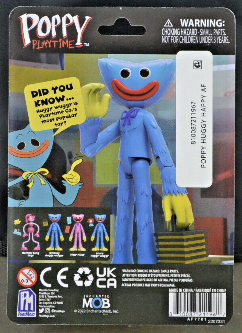 poppy Poppy Playtime Smiling Huggy Wuggy Series 1 Figure 2022