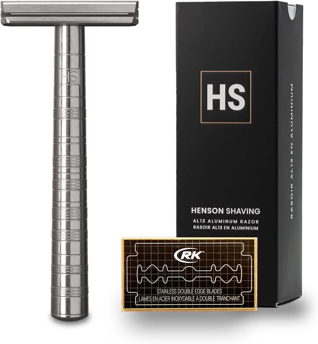 HENSON SHAVING T-shaped razor shaver AL13 Mild 4 type Japan HENSON SHAVING T-shaped razor shaver AL13 Mild 4 type Japan